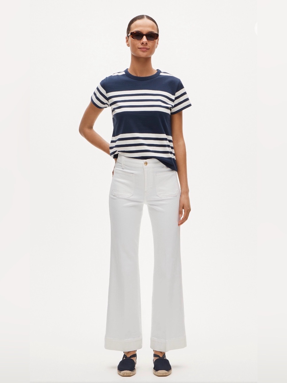 J. Crew Charley kick out cropped jean in super stretch with patch pockets ,NWT